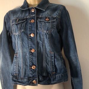Woman’s American eagle cropped demin jacket